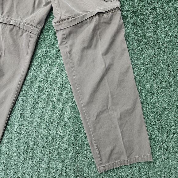 Red Head Pants Mens 36x34 Green Trail Cargo Outdoor Hiking Utility Convertible - Picture 4 of 11